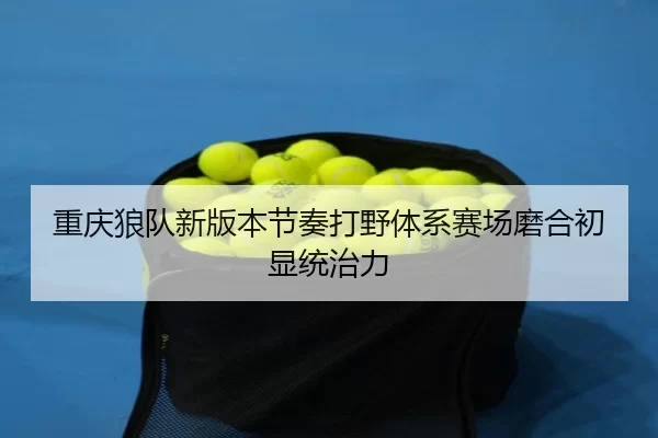 重庆狼队新版本节奏打野体系赛场磨合初显统治力
